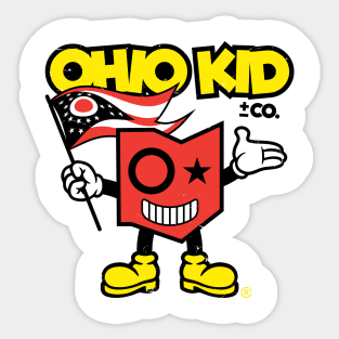 Ohio Kid and Co. Vintage Mascot Sticker